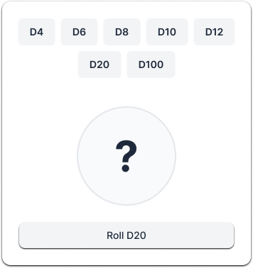 Minimalist Dice