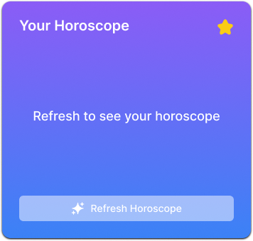 Gamified Horoscope