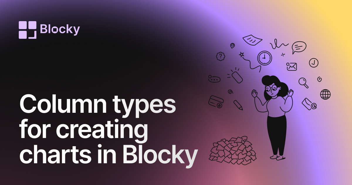 Supported Notion Column Types for Blocky Charts
