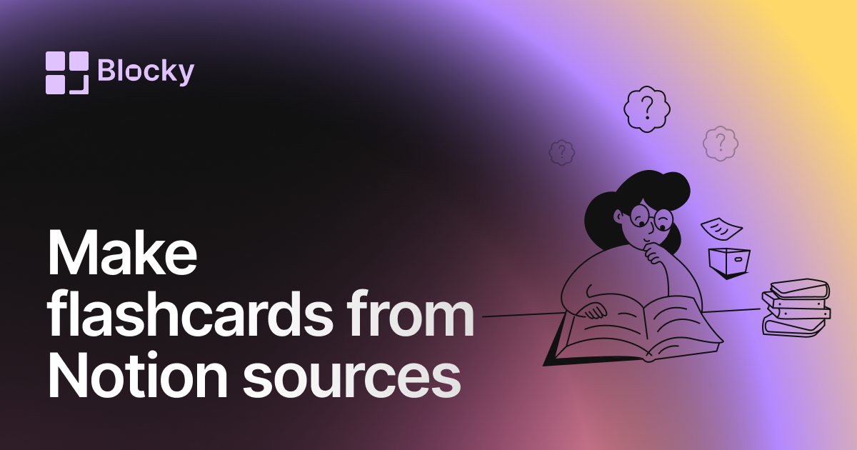 Make Flashcards from a Notion Data Source