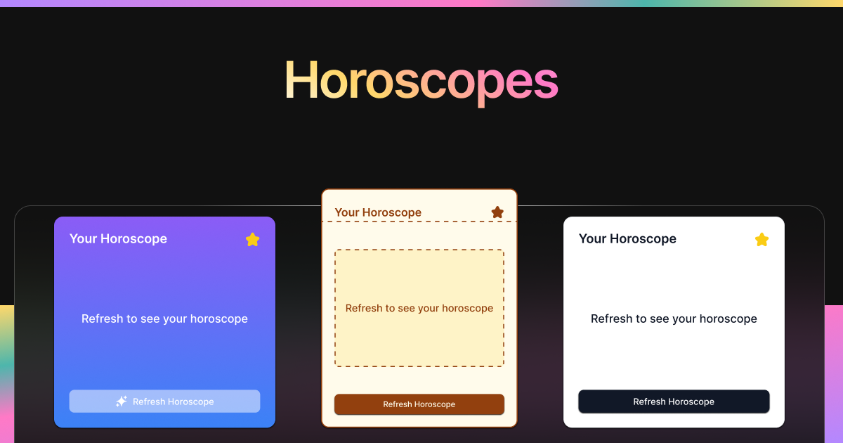 Horoscopes preview