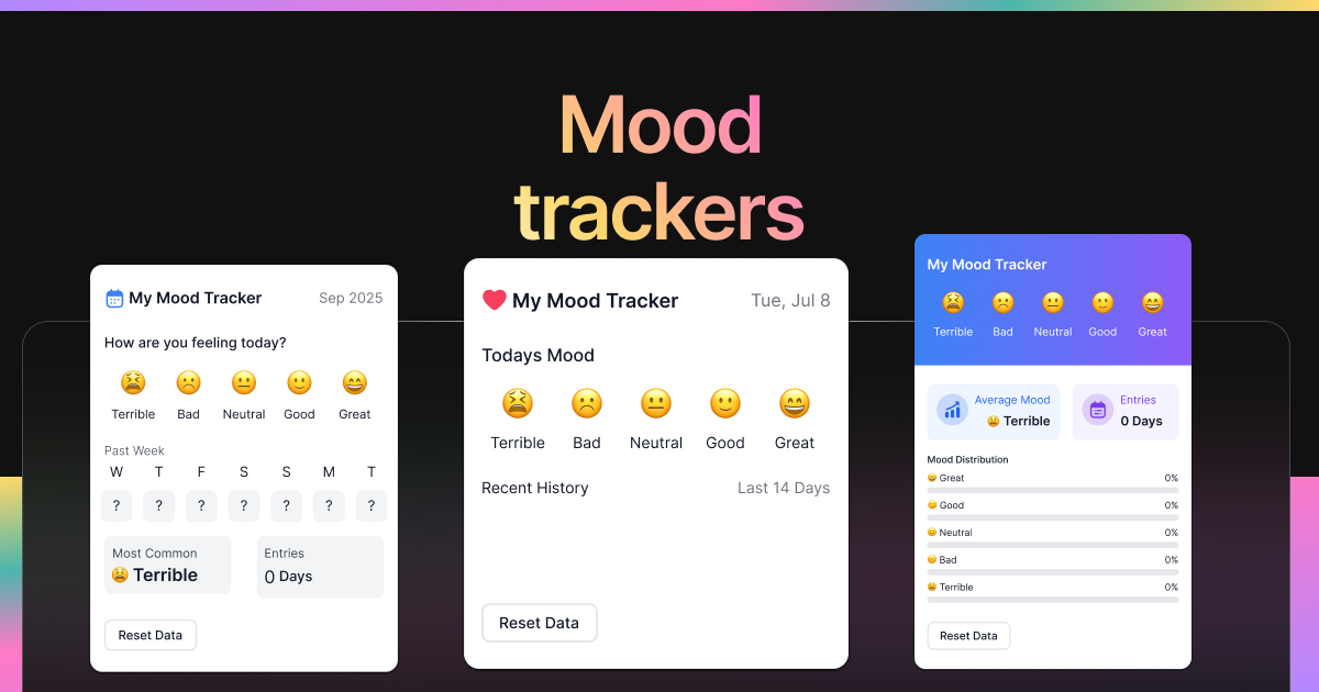 Mood Trackers preview